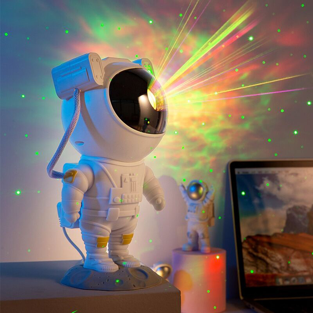 Astronaut Galaxy Projector Night Light | USB Starry Sky Lamp