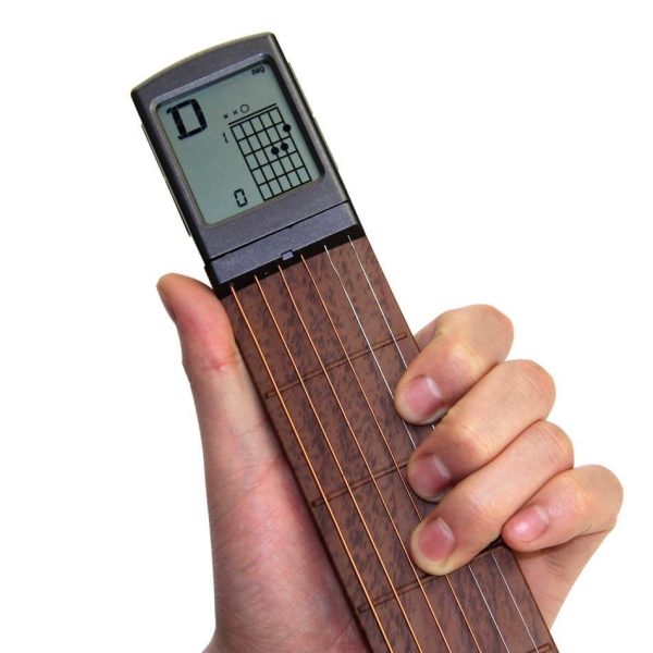 SOLO Pocket Guitar: Portable Chord Trainer with 6 Chord Table