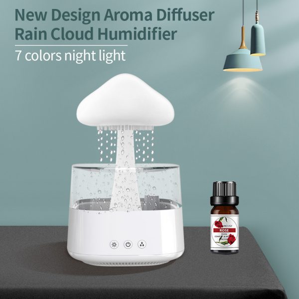 Rain Humidifier Mushroom Humidifier Rain Cloud Humidifier Water Drop Humidifier